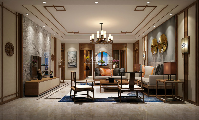 新中式客厅装修效果图