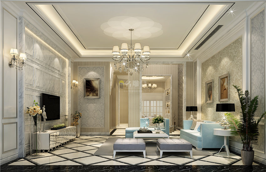 
龙光城遇上名雕，简欧风情绽放别墅生活光芒!