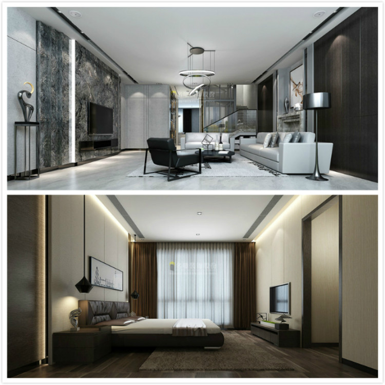 
现代简约风格，这样的家你喜欢吗？