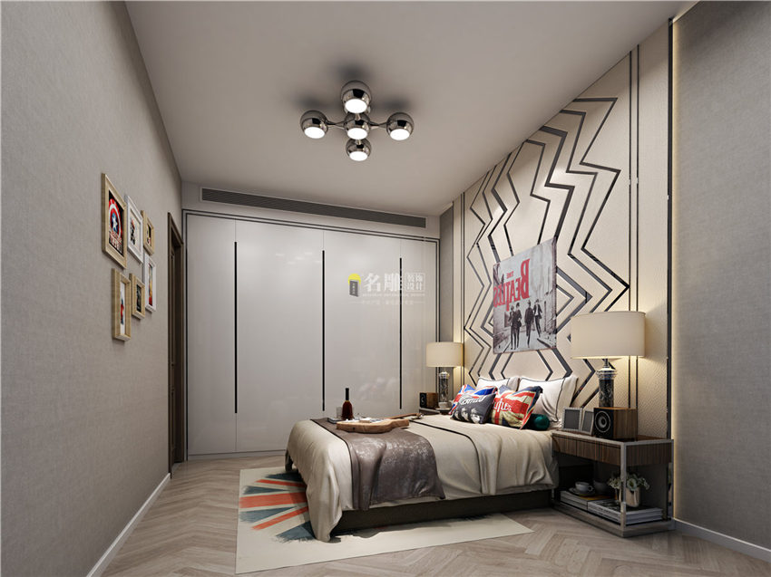 
名雕设计:现代风格卧室装修效果图赏析！