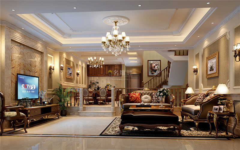 
装修大师整理:豪宅客厅装修效果图大合集!