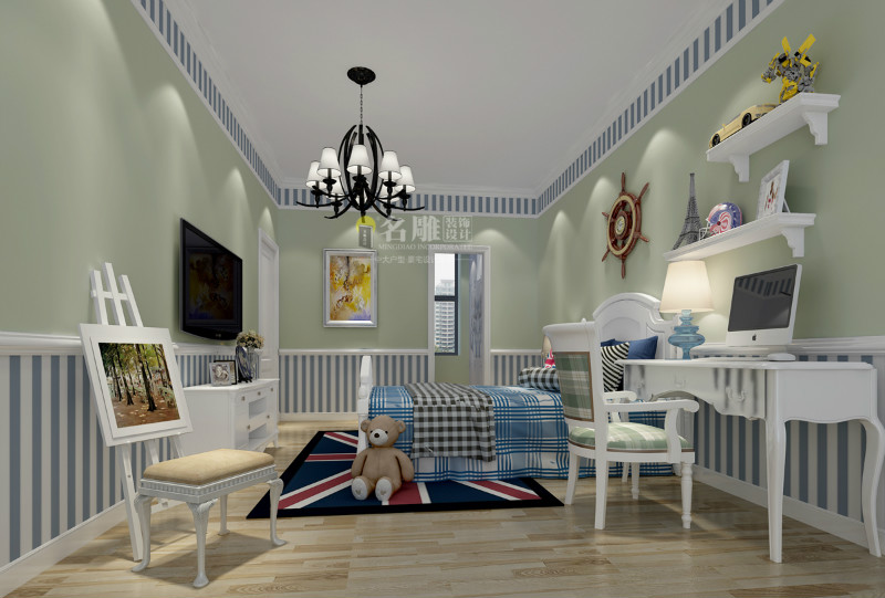 现代简约装修三室两厅