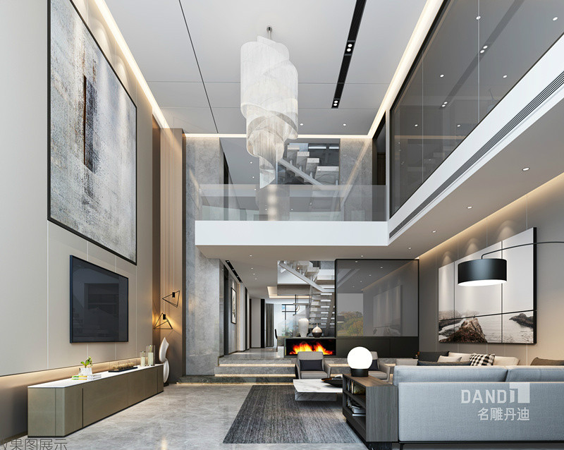 现代别墅室内装修