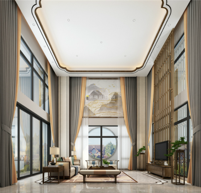 独栋别墅客厅