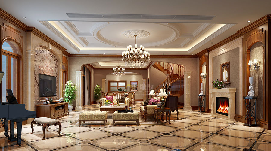 
360平米美式风格别墅装修设计案例鉴赏！