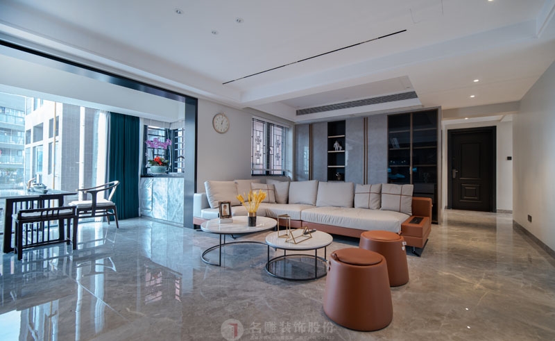
名雕实景案例，160㎡现代轻奢，有归属感的新家(图2)