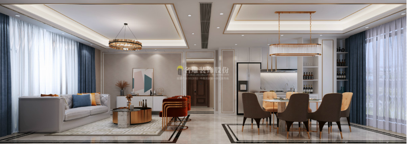 欧式餐厅装修效果图