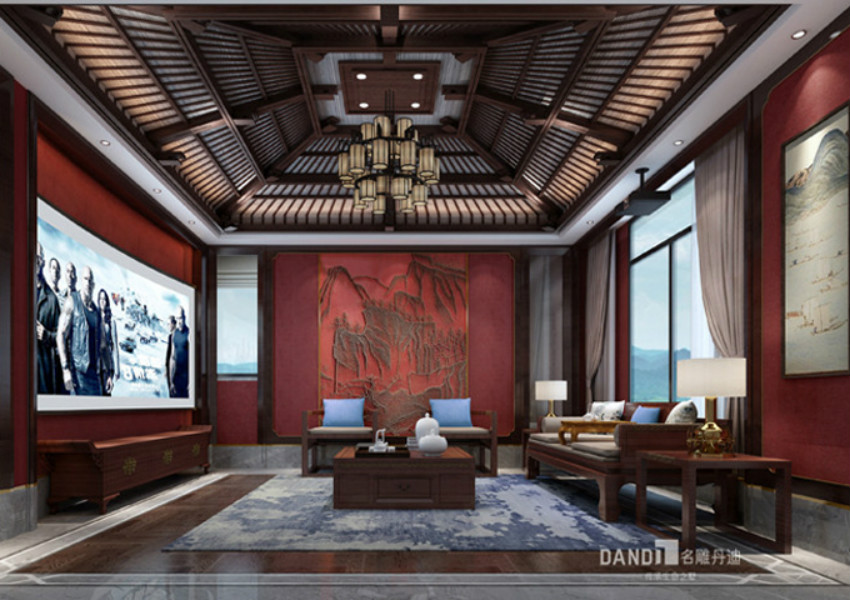 
这样的新中式别墅装修，才称得上是豪宅啊!