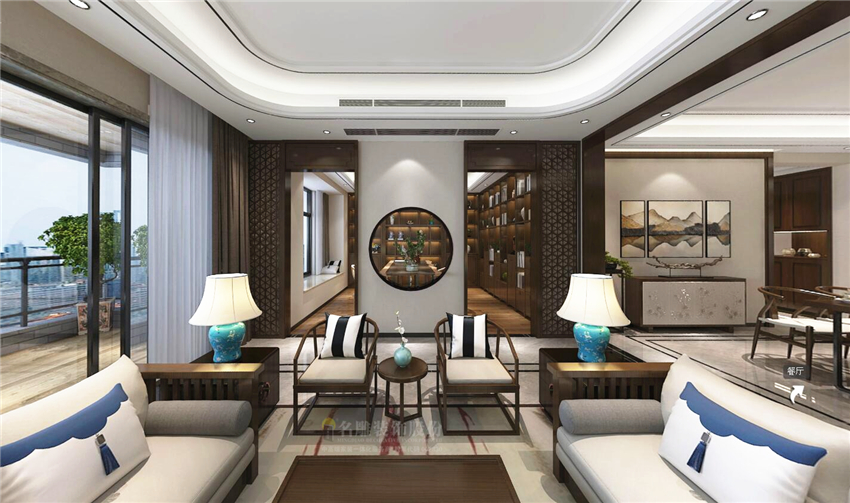 
这样的现代中式装修宛如一首含蓄秀美的现代诗!