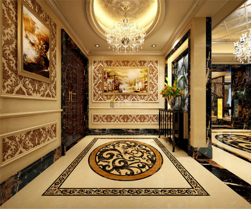 
装修主流风格解析——欧式古典风格五居室装修效果图