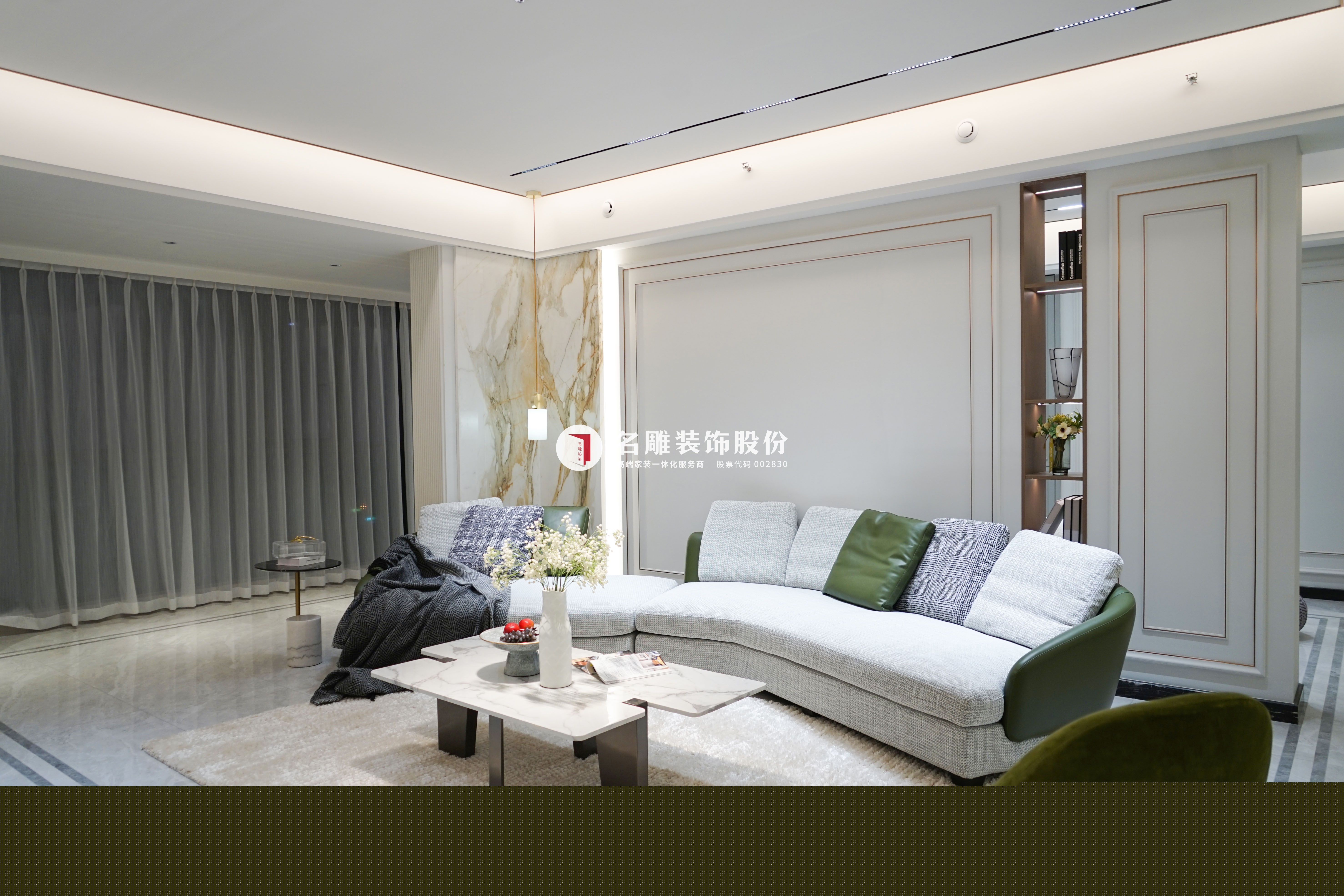 
名雕实景|明昇壹城新居，邂逅230㎡轻奢大宅(图3)