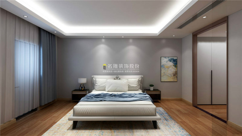 现代别墅卧室
