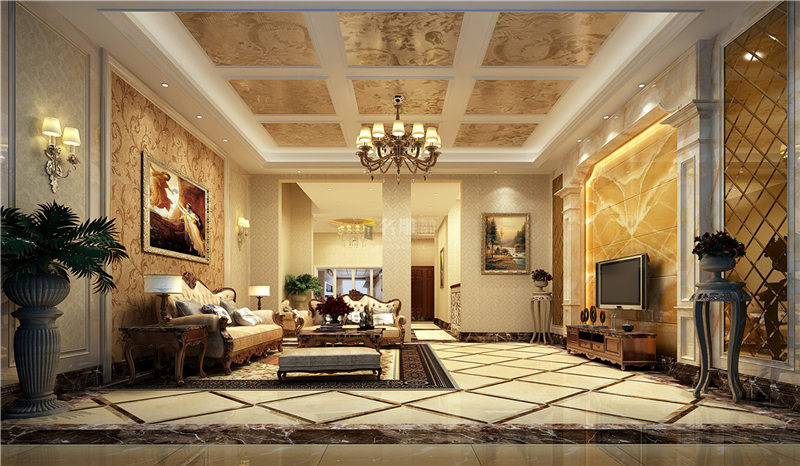 
龙光城别墅装饰里的私人订制欧式风情美呆了！