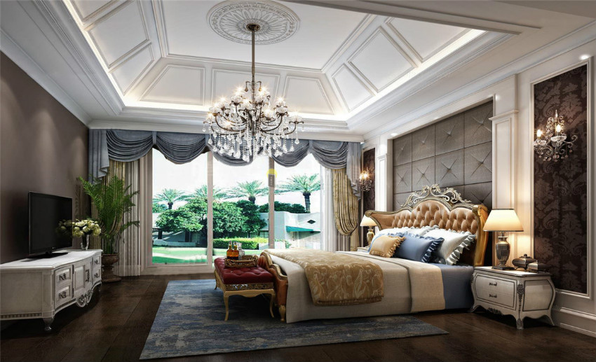
别墅卧室装饰,精致生活从卧室开始！