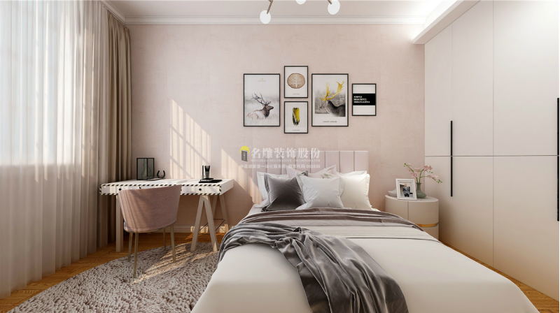 现代简约四房一厅装修