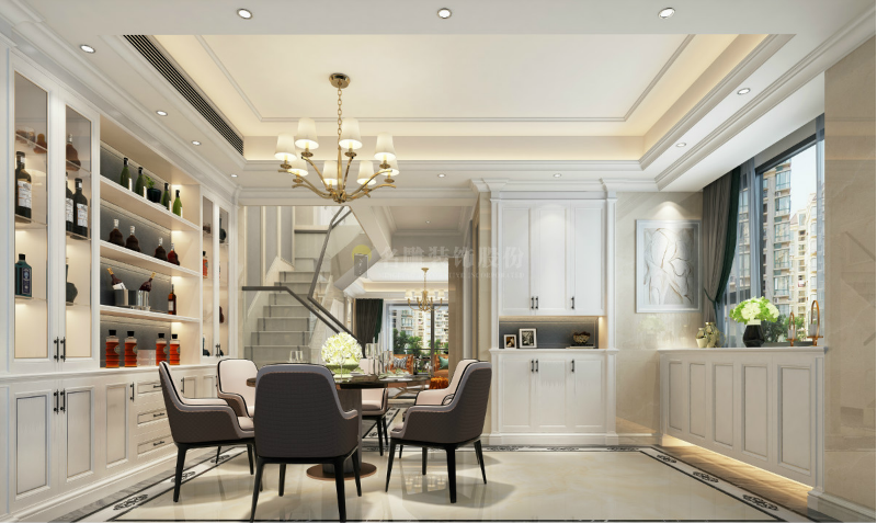 
欧式餐厅装修效果图分享，餐厅竟然也可以这么好看