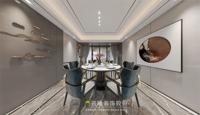 柳州装修助手装饰餐厅实景图