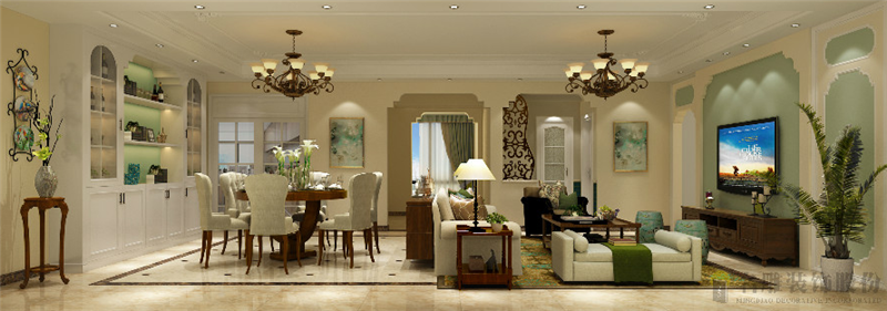 简约美式装修效果图大全