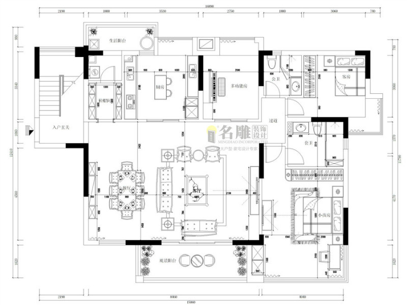 
中山复式300平米装修浪漫怀旧的新古典值得一试!