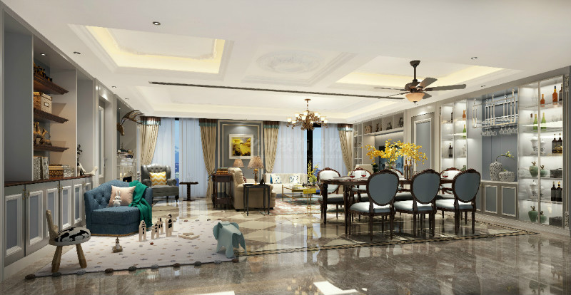 简单美式风格装修