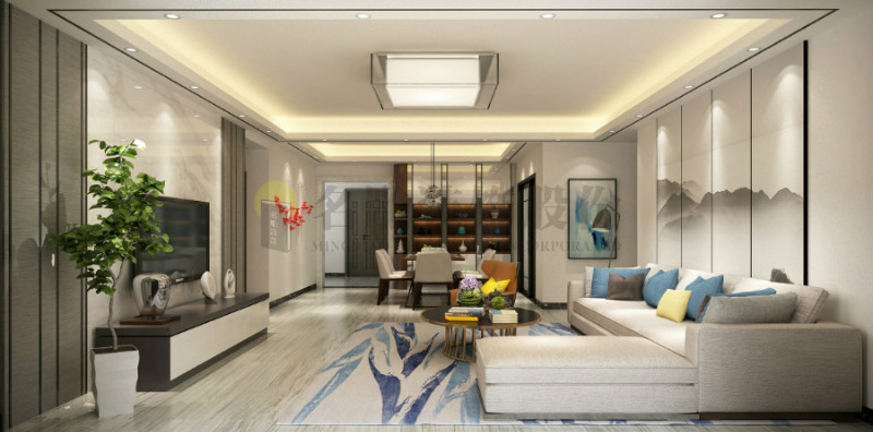 现代简约装修三室两厅