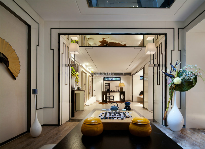 中式简约风格茶室装修
