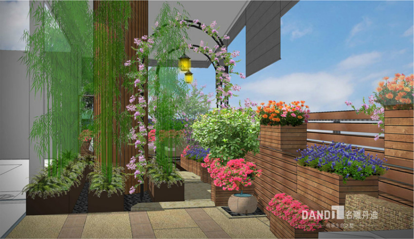 
别墅设计中的庭院这样装修，美的不可方物！