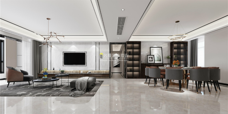 现代简约四房一厅装修