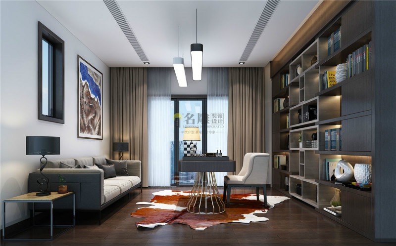 
书房装修什么颜色好，这几点书房配色技巧一定要知道