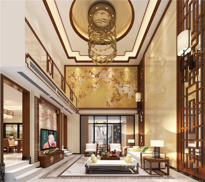 
310平米新中式装修，让您在家就能体验穿越的感觉!