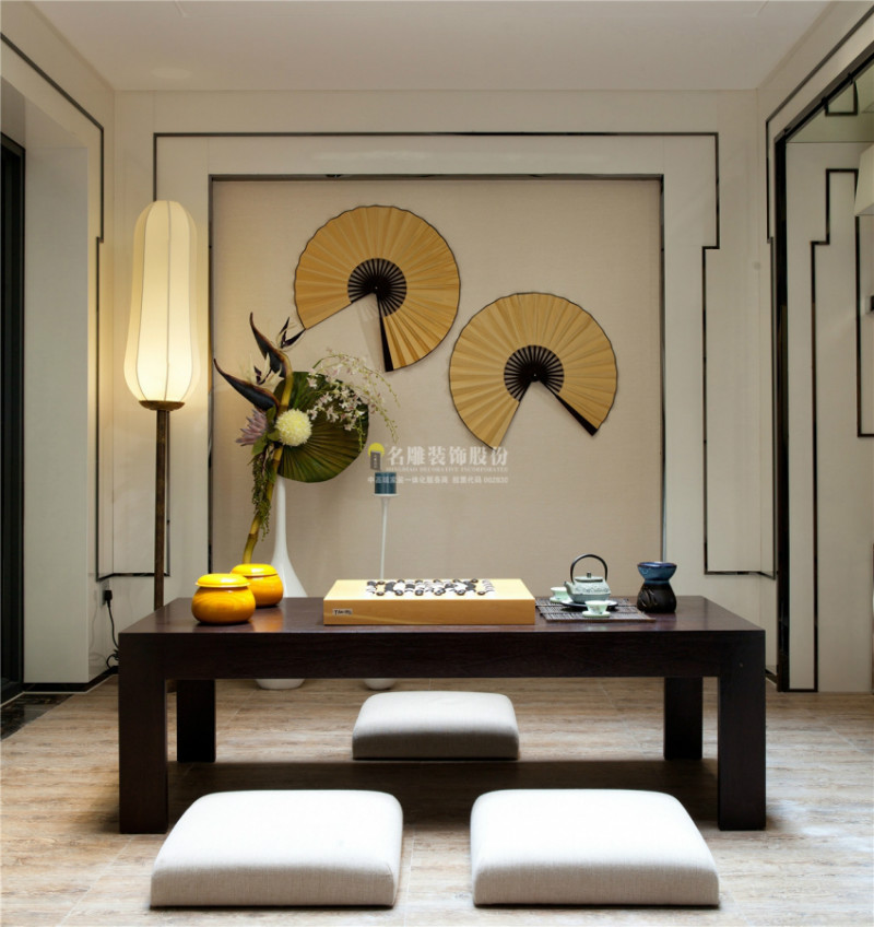 中式简约风格茶室装修