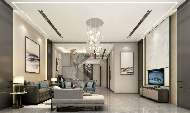 
现代别墅室内装修效果图赏析，低奢的前卫主张！