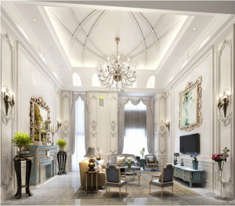 法式别墅客厅