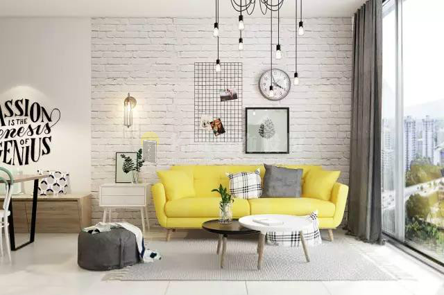 
简约风格装修中，为什么设计师如此爱用黄色?