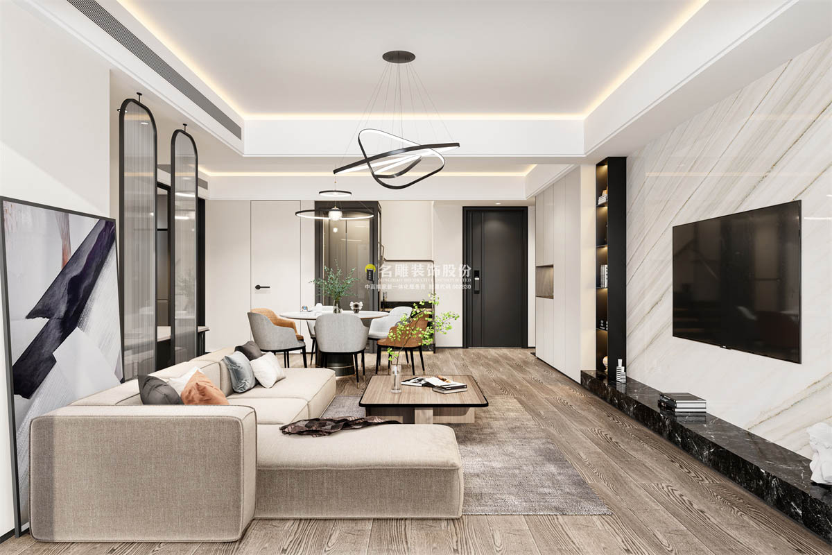 
　大平层客厅装修效果图分享，看看你喜欢哪一款?