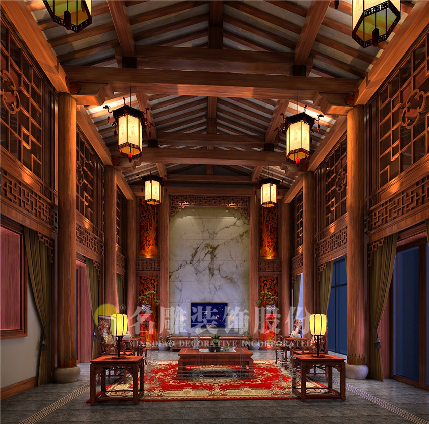 
别墅中式装修风格，原来这么多讲究!