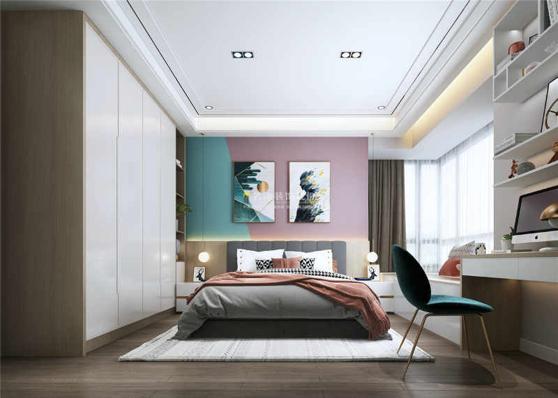 
简单大方卧室装修，让家不可复制