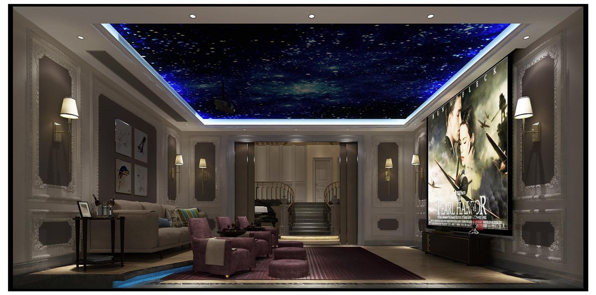 
家庭影院设计与装修，家用投影怎么安装?