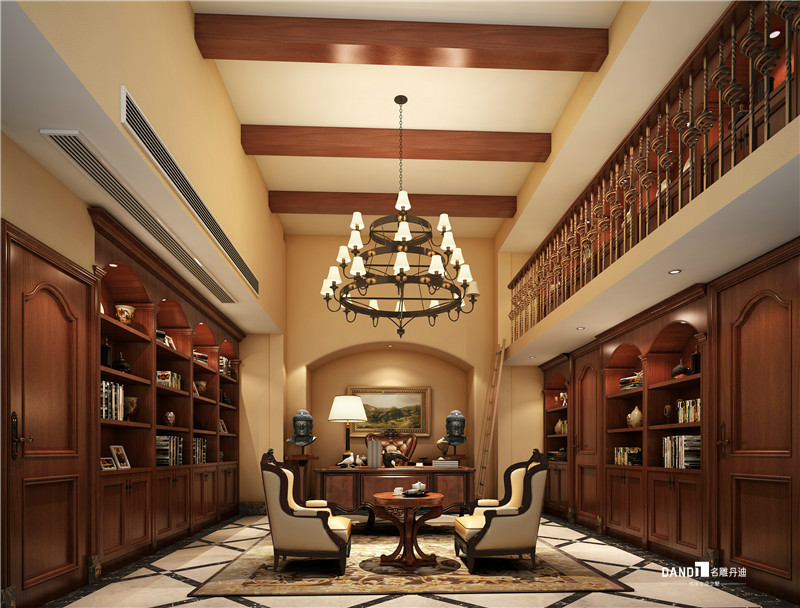 混搭别墅装修效果图