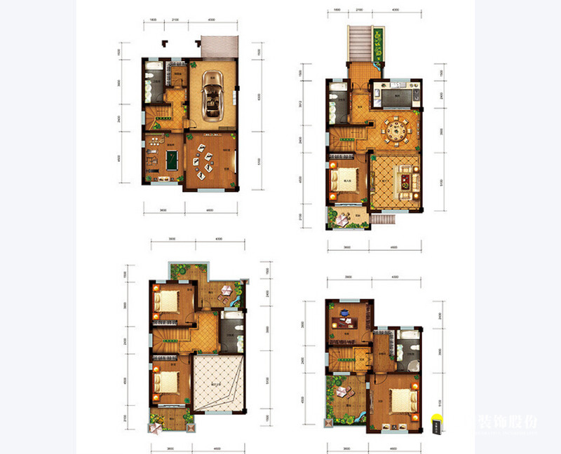 
中信红树湾别墅户型这么解析，设计大不一样!