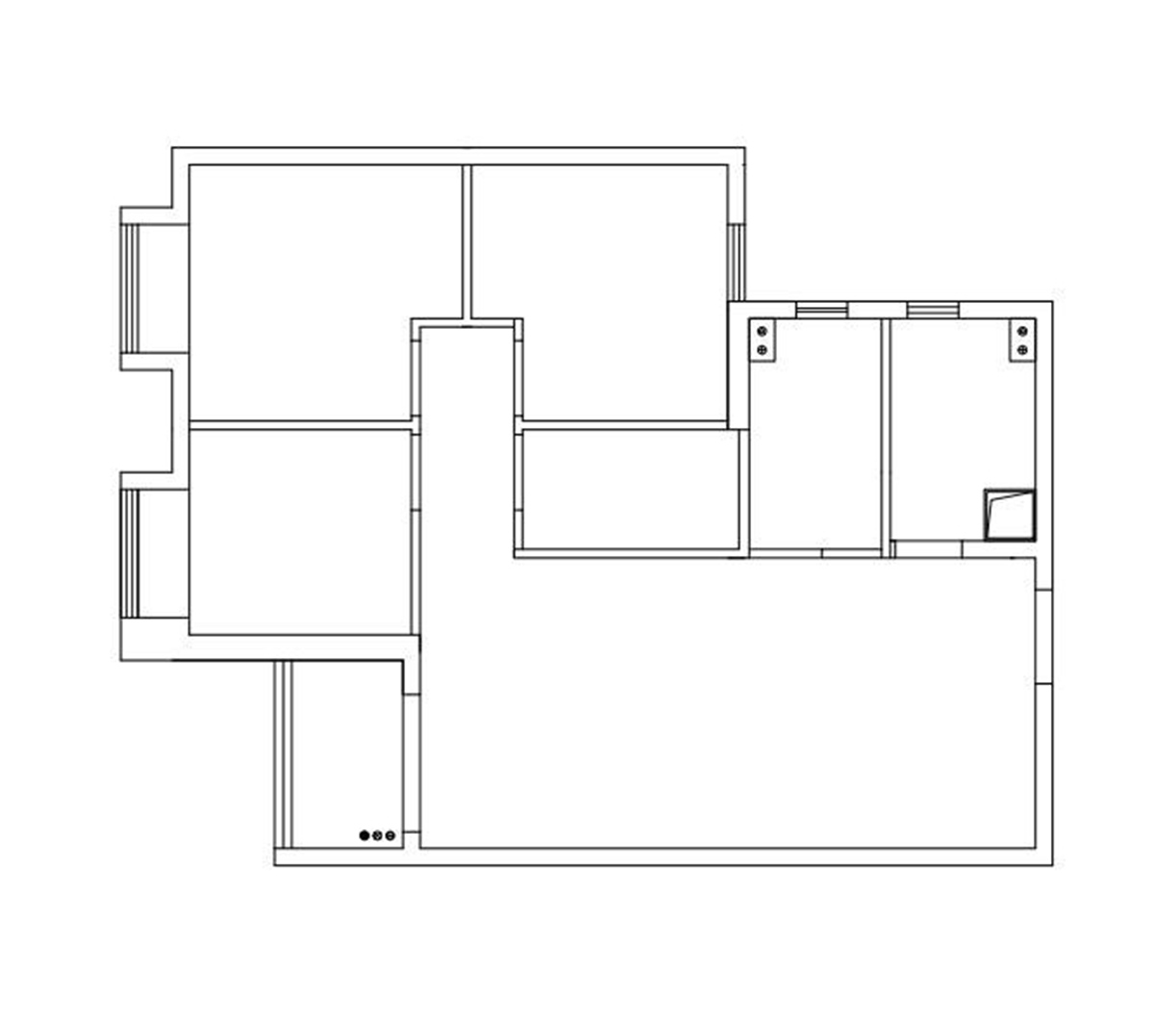 一江璟城港式轻奢风格装修户型图